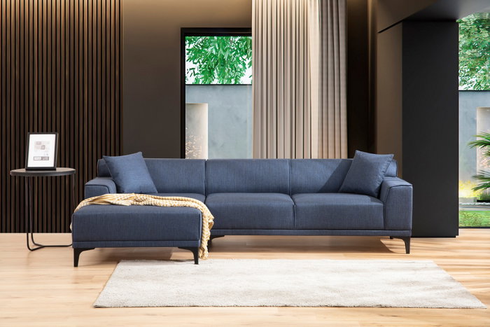 Atelier Del Sofa Petra L Corner - Azul Atelier Del Sofa Petra L Corner - Azul